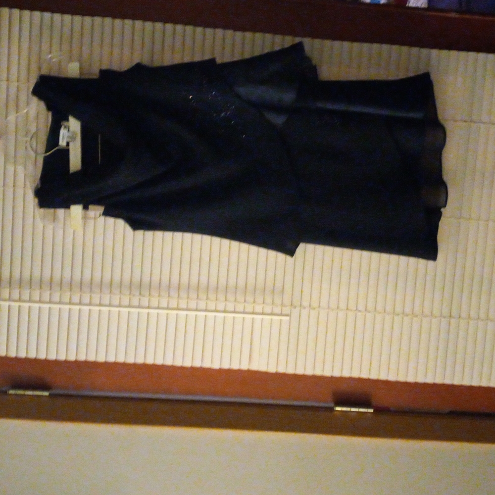 Coldwater creek home coming dress navy 2 piece size 12